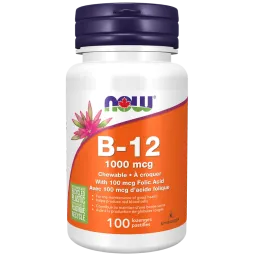 NOW Foods B-12 1000 mcg Chewable, 100 lozenges | 每天不同折扣, 全网最低价格 | 种类齐全的保健品店铺 VITASHOP, 只有你想不到, 没有你买不到 !