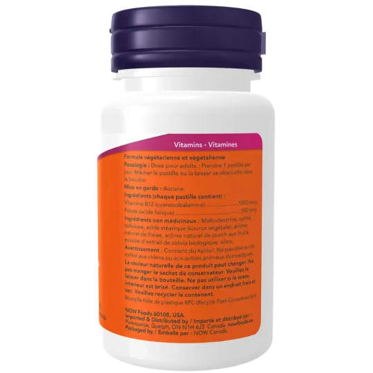 NOW Foods 나우 푸드 B-12 1000mcg 츄어블, 100정 | 매일 업데이트되는 특가 상품 | VITASHOP