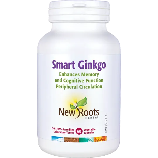 New Roots Smart Ginkgo 60 Capsules | 每天不同折扣, 全网最低价格 | 种类齐全的保健品店铺 VITASHOP, 只有你想不到, 没有你买不到 !