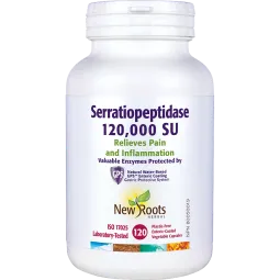 New Roots Serratiopeptidase 120,000 SU 120 Capsules | 每天不同折扣, 全网最低价格 | 种类齐全的保健品店铺 VITASHOP, 只有你想不到, 没有你买不到 !