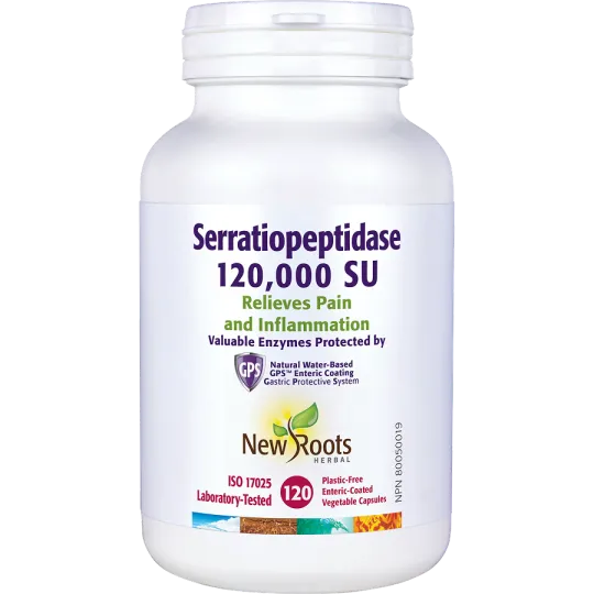 New Roots Serratiopeptidase 120,000 SU 120 Capsules | 每天不同折扣, 全网最低价格 | 种类齐全的保健品店铺 VITASHOP, 只有你想不到, 没有你买不到 !