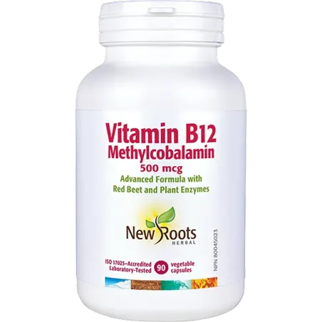 New Roots Vitamin B12 Methylcobalamin 500 mcg 90 Capsules | 每天不同折扣, 全网最低价格 | 种类齐全的保健品店铺 VITASHOP, 只有你想不到, 没有你买不到 !
