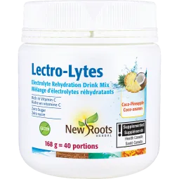 New Roots Lectro-Lytes Coco-Pineapple Electrolyte Rehydration Drink Mix 168 g | Unbeatable Prices, Daily Deals | VITASHOP