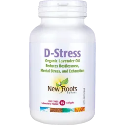 New Roots D-Stress Organic Lavender Oil 15 Softgels | 每天不同折扣, 全网最低价格 | 种类齐全的保健品店铺 VITASHOP, 只有你想不到, 没有你买不到 !