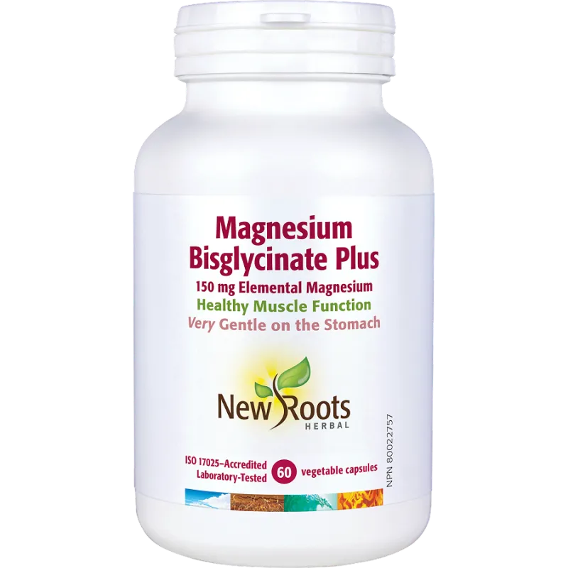New Roots Magnesium Bisglycinate Plus 150 mg 60 Capsules | 每天不同折扣, 全网最低价格 | 种类齐全的保健品店铺 VITASHOP, 只有你想不到, 没有你买不到 !