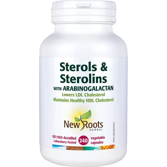New Roots Sterols & Sterolins with Arabinogalactan 240 Capsules | 每天不同折扣, 全网最低价格 | 种类齐全的保健品店铺 VITASHOP, 只有你想不到, 没有你买不到 !