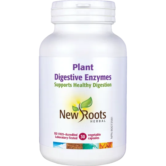 New Roots Plant Digestive Enzymes 30 Capsules (Expiry: 06/2024) | Unbeatable Prices, Daily Deals | VITASHOP