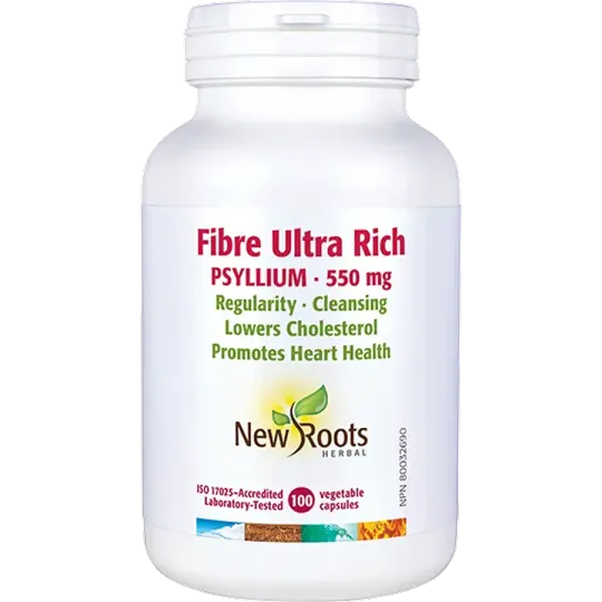 New Roots Fiber Ultra Rich Psyllium 550 mg 100 Capsules | 每天不同折扣, 全网最低价格 | 种类齐全的保健品店铺 VITASHOP, 只有你想不到, 没有你买不到 !