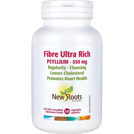 Fiber Ultra Rich Psyllium 550 mg 100 Capsules | Safest & Easiest Shopping Vitamins Online | VITASHOP