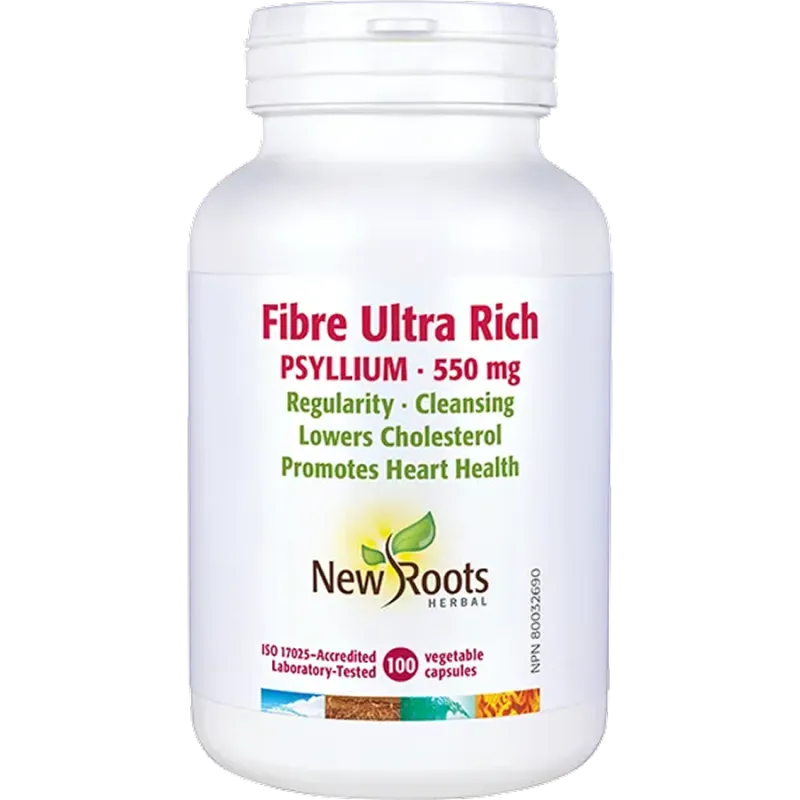 New Roots Fiber Ultra Rich Psyllium 550 mg 100 Capsules | 每天不同折扣, 全网最低价格 | 种类齐全的保健品店铺 VITASHOP, 只有你想不到, 没有你买不到 !