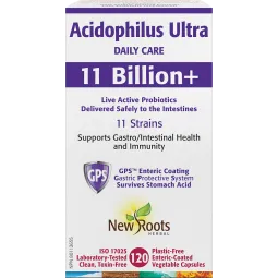 New Roots Acidophilus Ultra 120 Capsules | 每天不同折扣, 全网最低价格 | 种类齐全的保健品店铺 VITASHOP, 只有你想不到, 没有你买不到 !