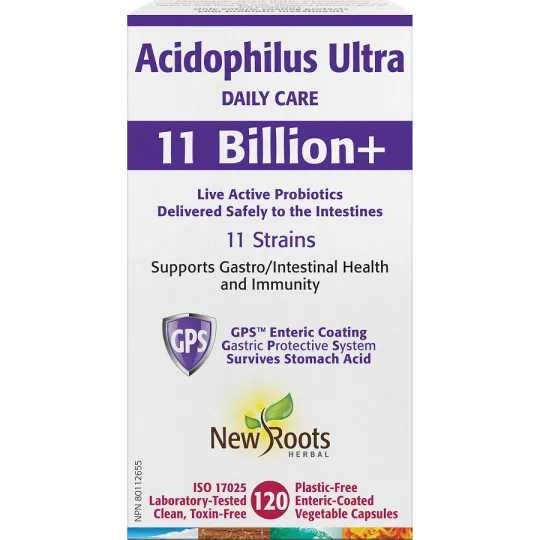 New Roots Acidophilus Ultra 120 Capsules | 每天不同折扣, 全网最低价格 | 种类齐全的保健品店铺 VITASHOP, 只有你想不到, 没有你买不到 !