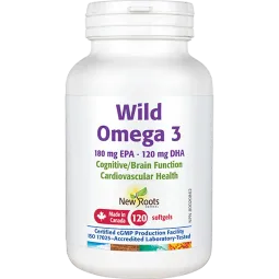 New Roots Wild Omega 3 180 mg EPA 120 mg DHA 120 Softgels | 每天不同折扣, 全网最低价格 | 种类齐全的保健品店铺 VITASHOP, 只有你想不到, 没有你买不到 !