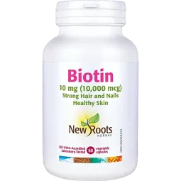 New Roots 뉴 루츠 비오틴 10mg(10,000mcg) 60캡슐 | 매일 업데이트되는 특가 상품 | VITASHOP
