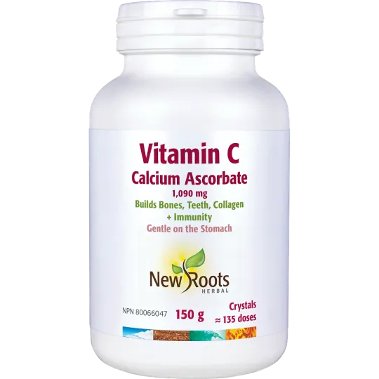 New Roots Vitamin C  Calcium Ascorbate 150 g | Unbeatable Prices, Daily Deals | VITASHOP