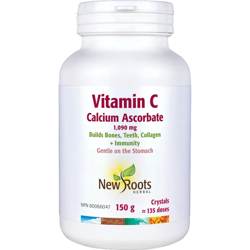 New Roots Vitamin C  Calcium Ascorbate 150 g | Unbeatable Prices, Daily Deals | VITASHOP