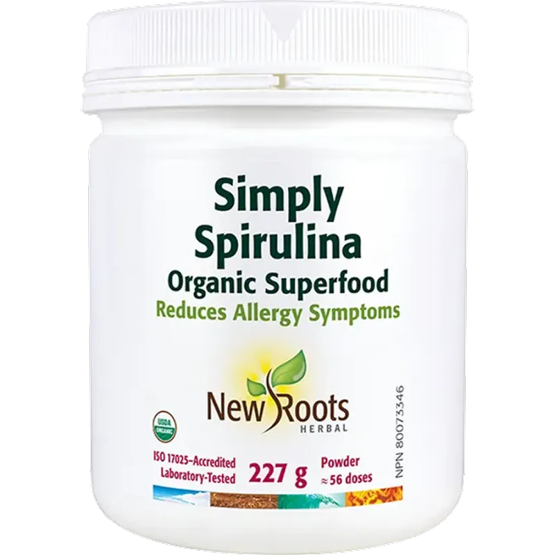 New Roots Simply Spirulina 227 g | 每天不同折扣, 全网最低价格 | 种类齐全的保健品店铺 VITASHOP, 只有你想不到, 没有你买不到 !