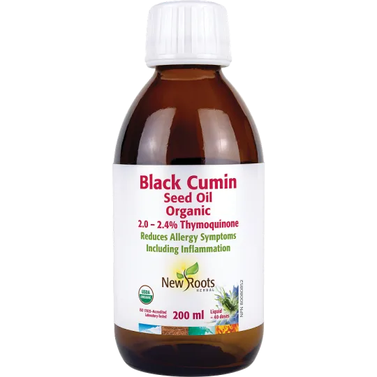 New Roots Black Cumin Seed Oil Organic 200 ml | Unbeatable Prices, Daily Deals | VITASHOP