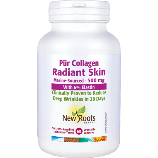 New Roots Pur Collagen Radiant Skin 60 Capsules | Unbeatable Prices, Daily Deals | VITASHOP