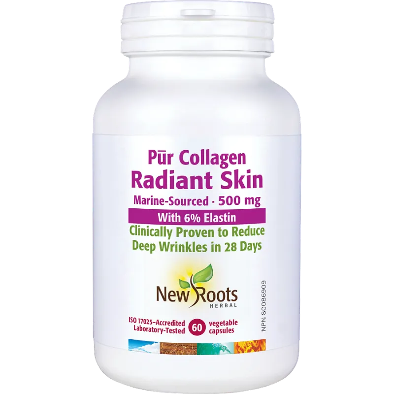 New Roots Pur Collagen Radiant Skin 60 Capsules | Unbeatable Prices, Daily Deals | VITASHOP