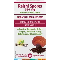 New Roots Reishi Spores 60 Vegetable Capsules (Expiry: 07/2024) | Unbeatable Prices, Daily Deals | VITASHOP