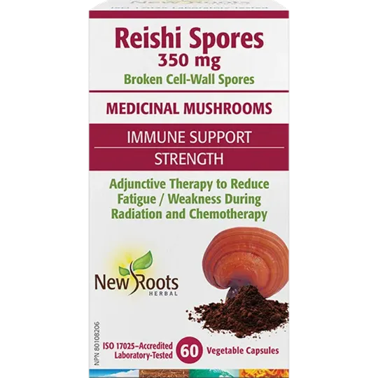 New Roots Reishi Spores 60 Vegetable Capsules (Expiry: 07/2024) | Unbeatable Prices, Daily Deals | VITASHOP