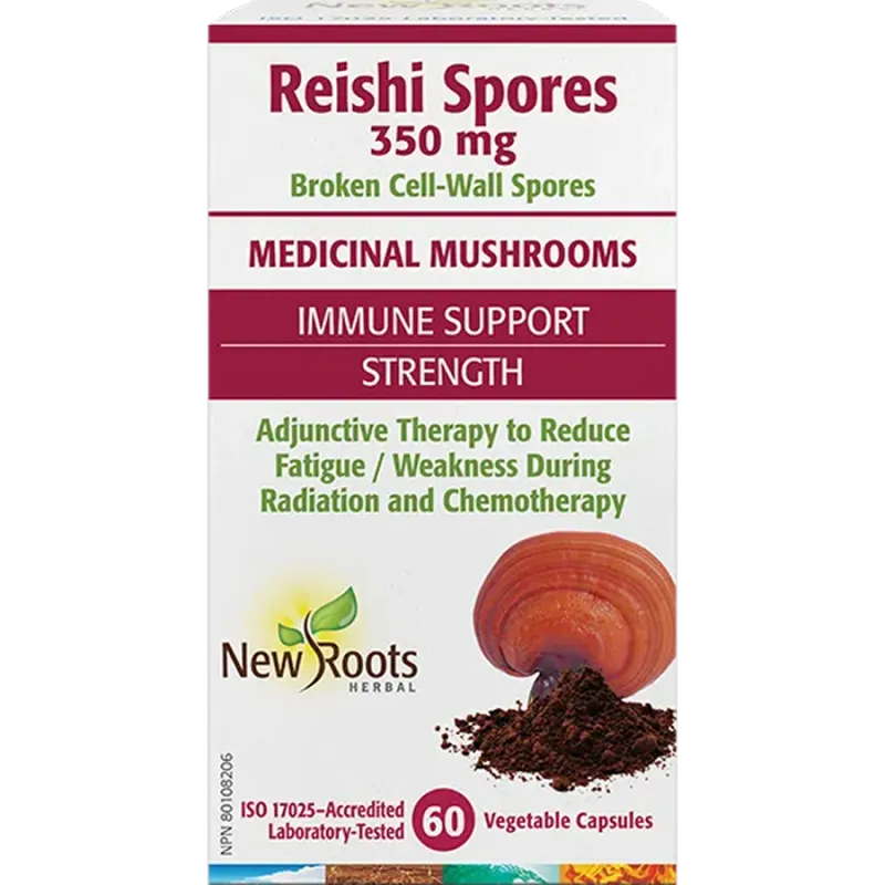 New Roots 뉴 루츠 영지버섯 포자 60 식물성 캡슐 (Expiry: 07/2024) | 매일 업데이트되는 특가 상품 | VITASHOP