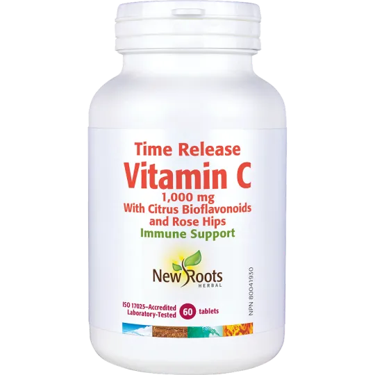 New Roots Time Release Vitamin C 1,000 mg 60 Tablets | 每天不同折扣, 全网最低价格 | 种类齐全的保健品店铺 VITASHOP, 只有你想不到, 没有你买不到 !
