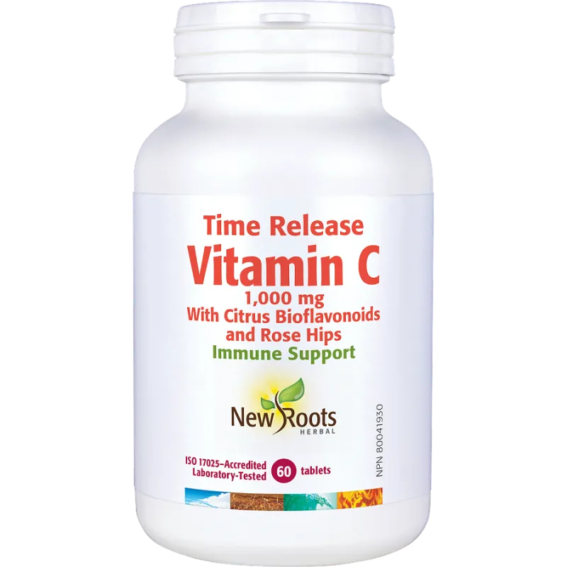 New Roots Time Release Vitamin C 1,000 mg 60 Tablets | 每天不同折扣, 全网最低价格 | 种类齐全的保健品店铺 VITASHOP, 只有你想不到, 没有你买不到 !