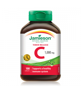 Jamieson Vitamin C 1000 mg Time Release 100 Caplets | Unbeatable Prices, Daily Deals | VITASHOP