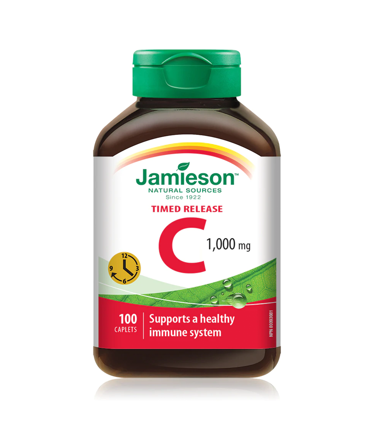 Jamieson Vitamin C 1000 mg Time Release 100 Caplets | Unbeatable Prices, Daily Deals | VITASHOP