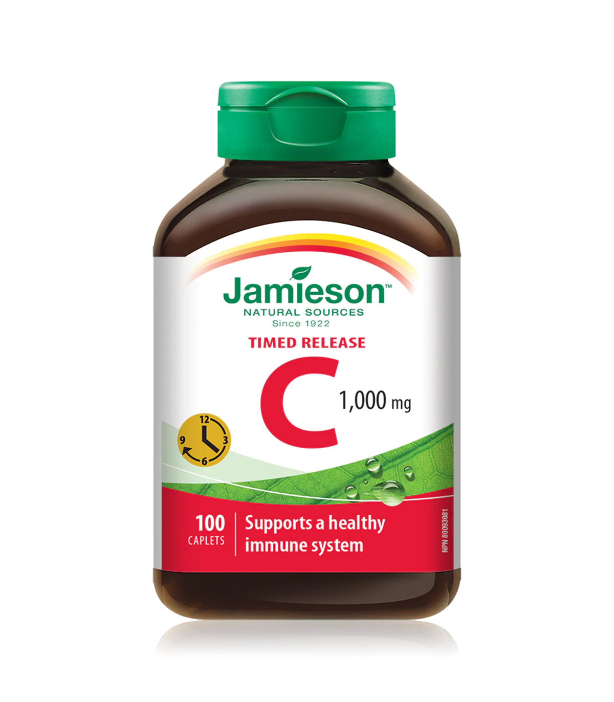 Jamieson Vitamin C 1000 mg Time Release 100 Caplets | Unbeatable Prices, Daily Deals | VITASHOP
