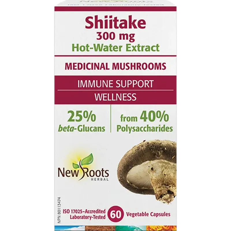 New Roots Shiitake 60 Capsules | 每天不同折扣, 全网最低价格 | 种类齐全的保健品店铺 VITASHOP, 只有你想不到, 没有你买不到 !