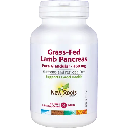 New Roots Grass-Fed Lamb Pancreas Pure Glandular 450 mg 30 Tablets | 每天不同折扣, 全网最低价格 | 种类齐全的保健品店铺 VITASHOP, 只有你想不到, 没有你买不到 !