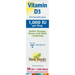 New Roots Vitamin D3 Liquid 1,000 IU 30 ml | 每天不同折扣, 全网最低价格 | 种类齐全的保健品店铺 VITASHOP, 只有你想不到, 没有你买不到 !