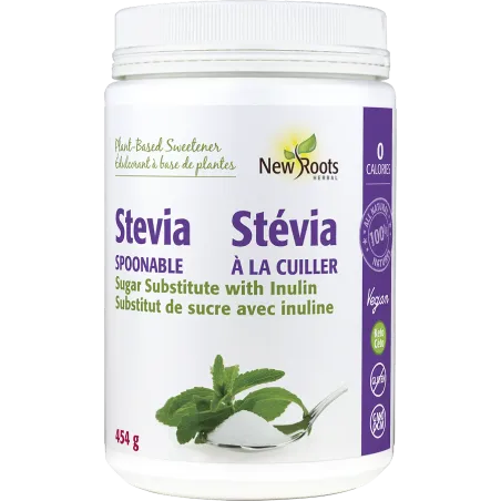 New Roots Stevia Sugar Spoonable 454 g | Unbeatable Prices, Daily Deals | VITASHOP