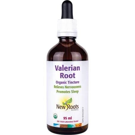 New Roots Valerian Root Certified Organic 95 ml | Unbeatable Prices, Daily Deals | VITASHOP