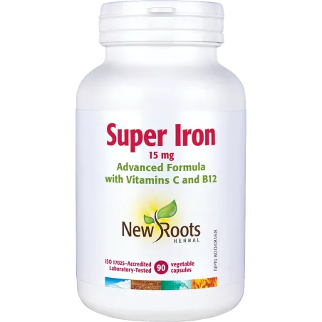 New Roots Super Iron 15 mg Advanced Formula 90 Capsules | 每天不同折扣, 全网最低价格 | 种类齐全的保健品店铺 VITASHOP, 只有你想不到, 没有你买不到 !