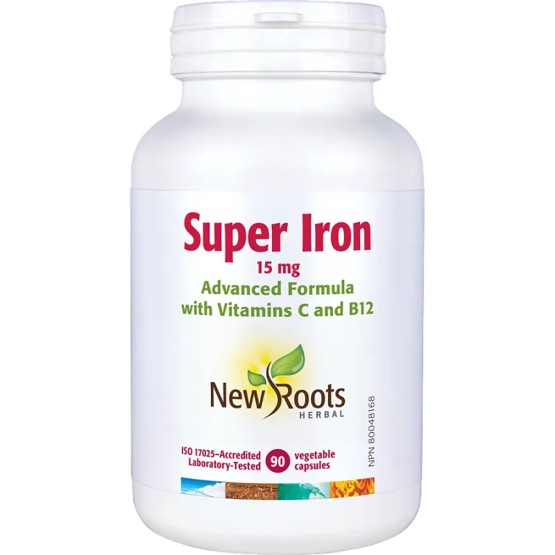 New Roots Super Iron 15 mg Advanced Formula 90 Capsules | 每天不同折扣, 全网最低价格 | 种类齐全的保健品店铺 VITASHOP, 只有你想不到, 没有你买不到 !