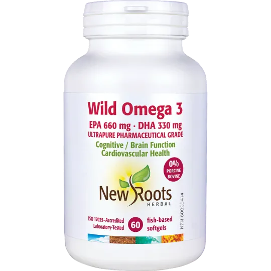 Wild Omega 3 EPA 660 mg DHA 330 mg 60 Softgels | Safest & Easiest Shopping Vitamins Online | VITASHOP