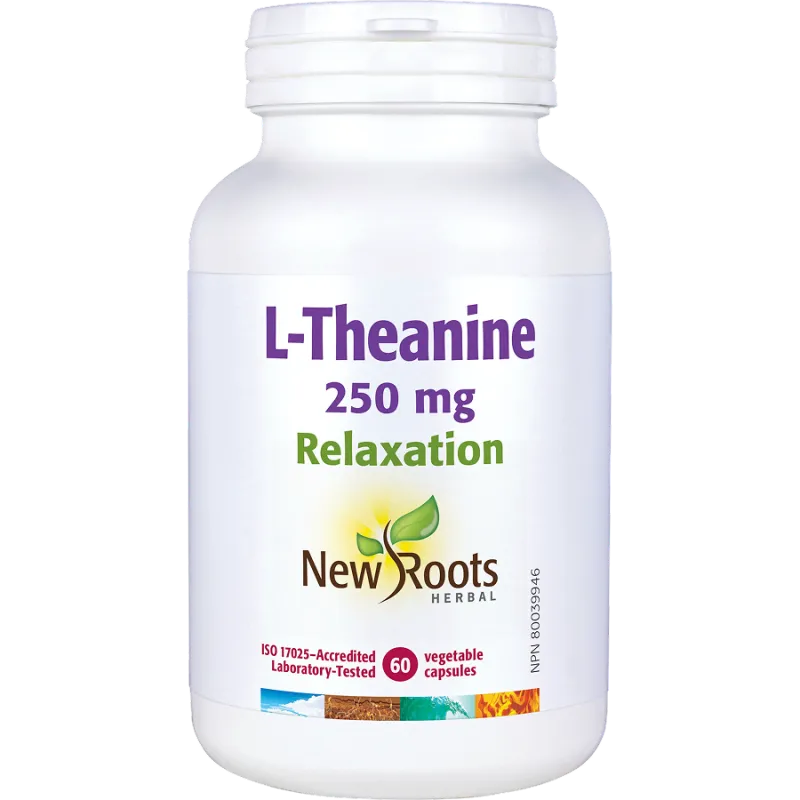 New Roots 뉴 루츠 L-테아닌 250mg 60캡슐 | 매일 업데이트되는 특가 상품 | VITASHOP
