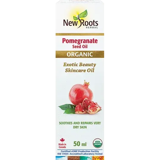 New Roots Pomegranate Seed Oil 100% Pure Certified Organic 50 ml | 每天不同折扣, 全网最低价格 | 种类齐全的保健品店铺 VITASHOP, 只有你想不到, 没有你买不到 !