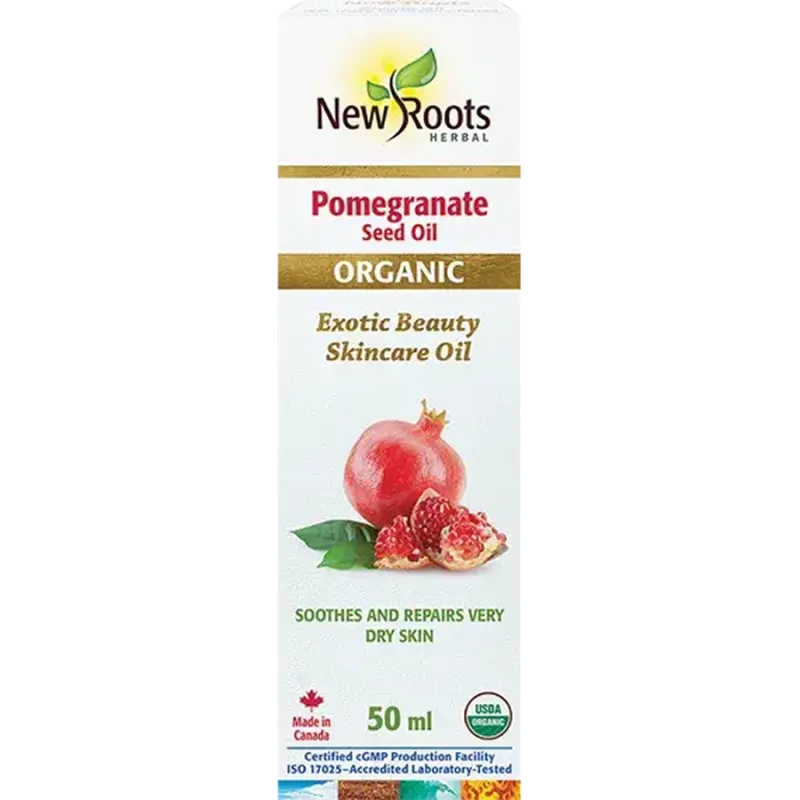 New Roots Pomegranate Seed Oil 100% Pure Certified Organic 50 ml | 每天不同折扣, 全网最低价格 | 种类齐全的保健品店铺 VITASHOP, 只有你想不到, 没有你买不到 !