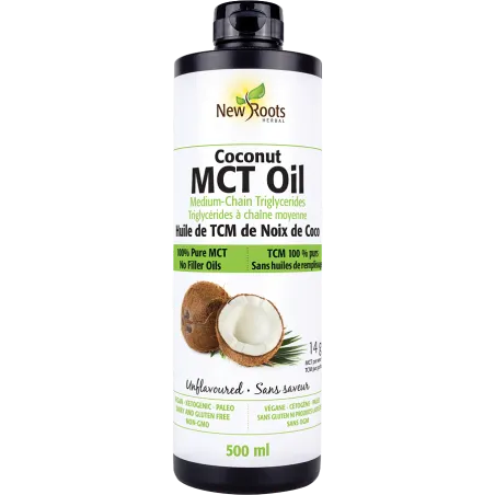 New Roots Coconut MCT Oil 500 ml | Unbeatable Prices, Daily Deals | VITASHOP