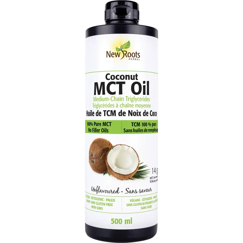 New Roots Coconut MCT Oil 500 ml | 每天不同折扣, 全网最低价格 | 种类齐全的保健品店铺 VITASHOP, 只有你想不到, 没有你买不到 !