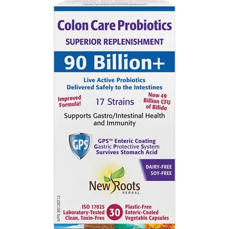 New Roots Colon Care Probiotics 30 Capsules | Unbeatable Prices, Daily Deals | VITASHOP