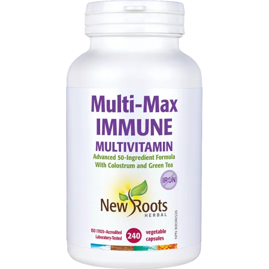 New Roots 뉴 루츠 Multi-Max Immune 종합 비타민 240 캡슐 | 매일 업데이트되는 특가 상품 | VITASHOP