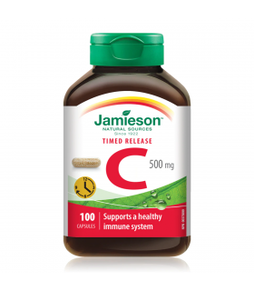 Vitamin C 500 mg Timed Release 100 Caplets | Safest & Easiest Shopping Vitamins Online | VITASHOP