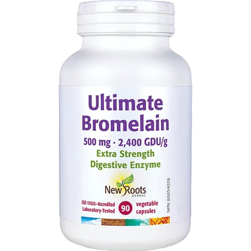 New Roots Ultimate Bromelain 500 mg Double Strength 90 Capsules | 每天不同折扣, 全网最低价格 | 种类齐全的保健品店铺 VITASHOP, 只有你想不到, 没有你买不到 !