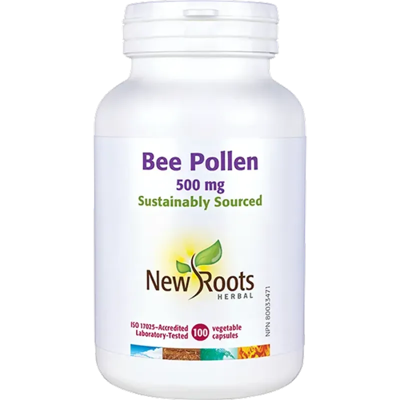 New Roots Bee Pollen 500 mg 100 Capsules | 每天不同折扣, 全网最低价格 | 种类齐全的保健品店铺 VITASHOP, 只有你想不到, 没有你买不到 !